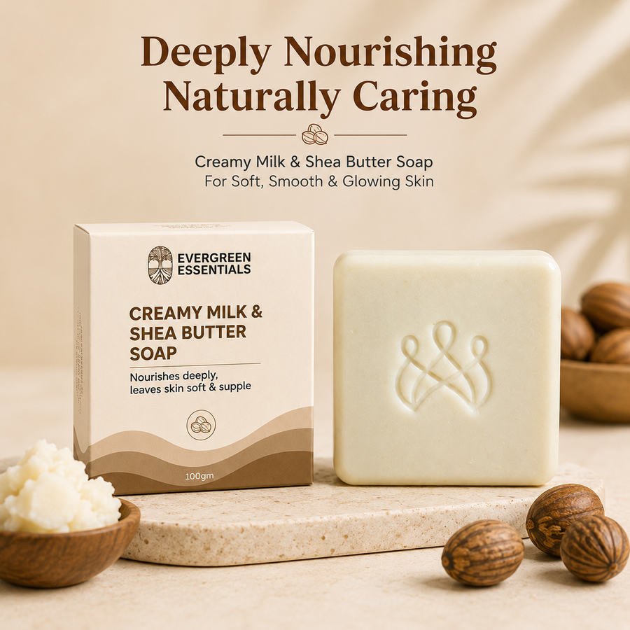Creamy Shea Butter Milky Soap – 100 gm