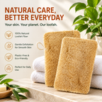 Sun Dried Loofah - Twin Pack