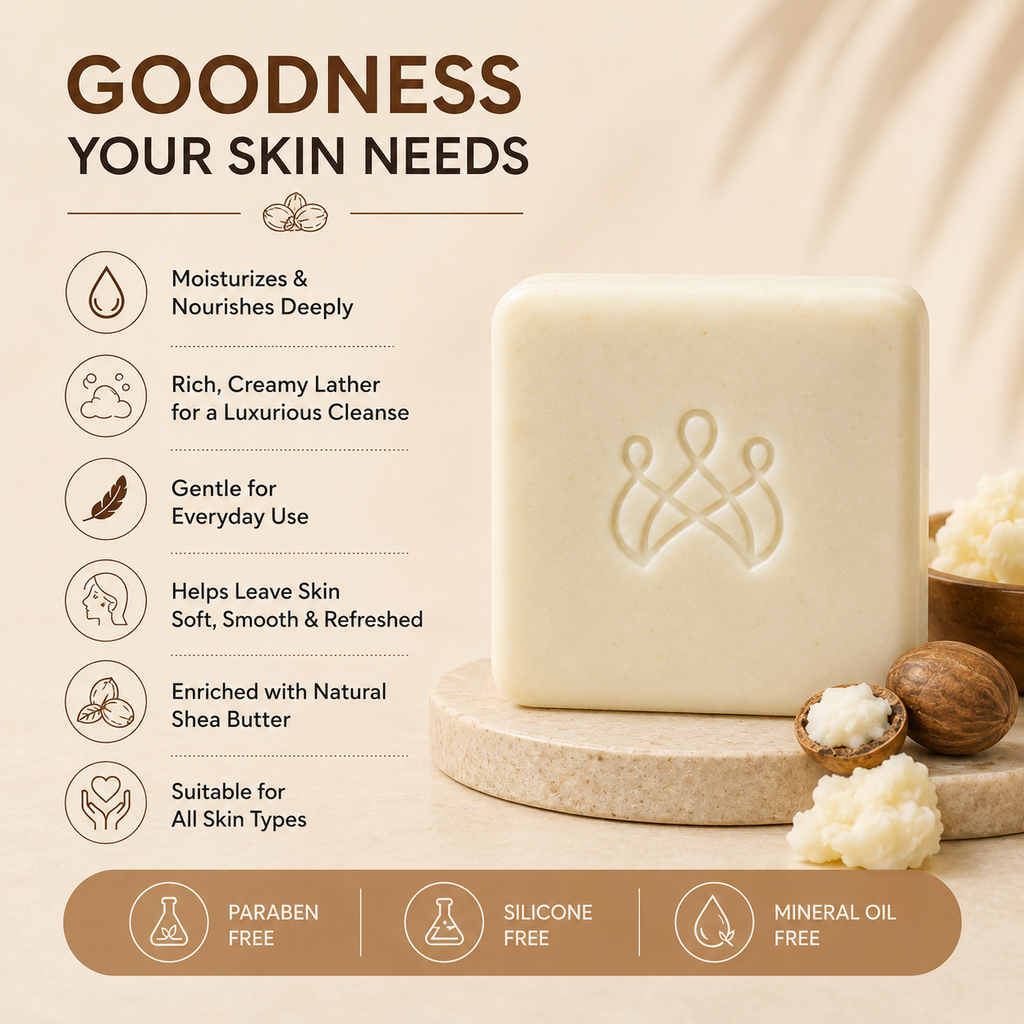 Creamy Shea Butter Milky Soap – 100 gm
