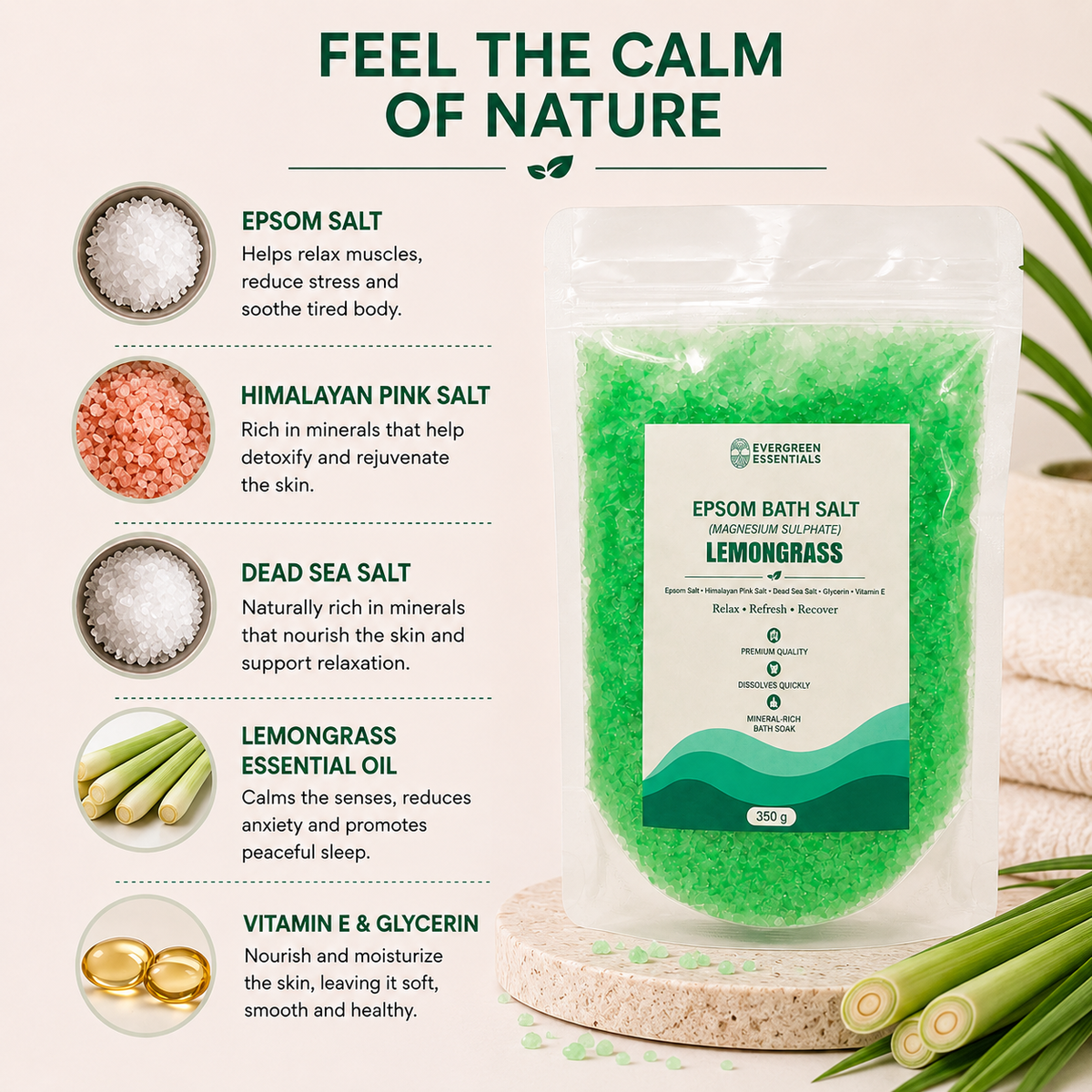 Lemongrass Bath Salt