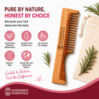 Handle - Neem Comb (Rosemary Oil treated)