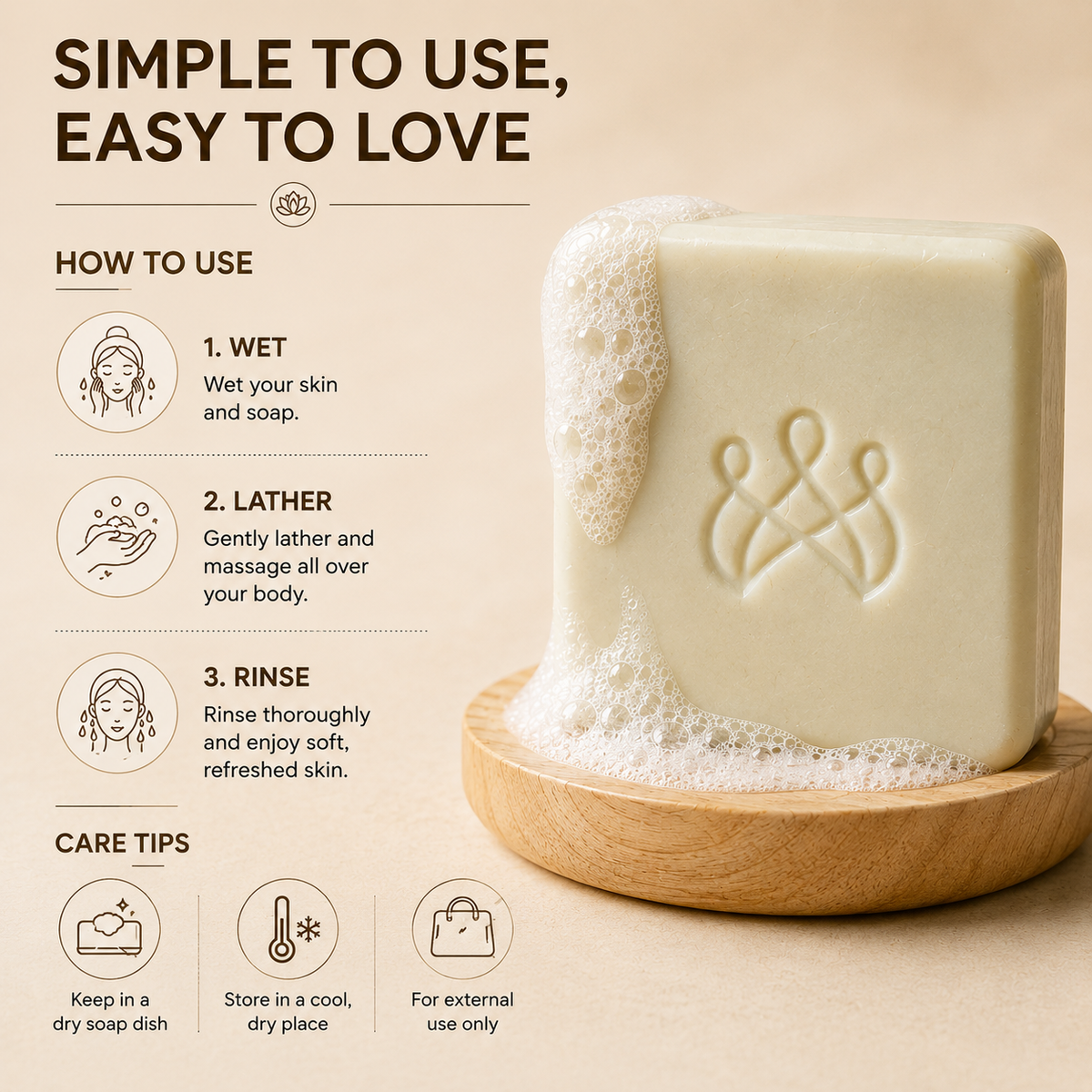 Creamy Shea Butter Milky Soap – 100 gm