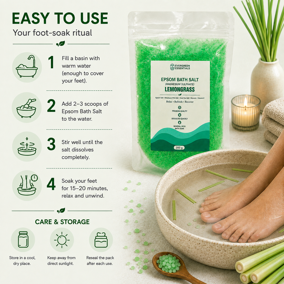 Lemongrass Bath Salt